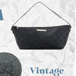 Gucci Boat Pochette - Black, Guccissima